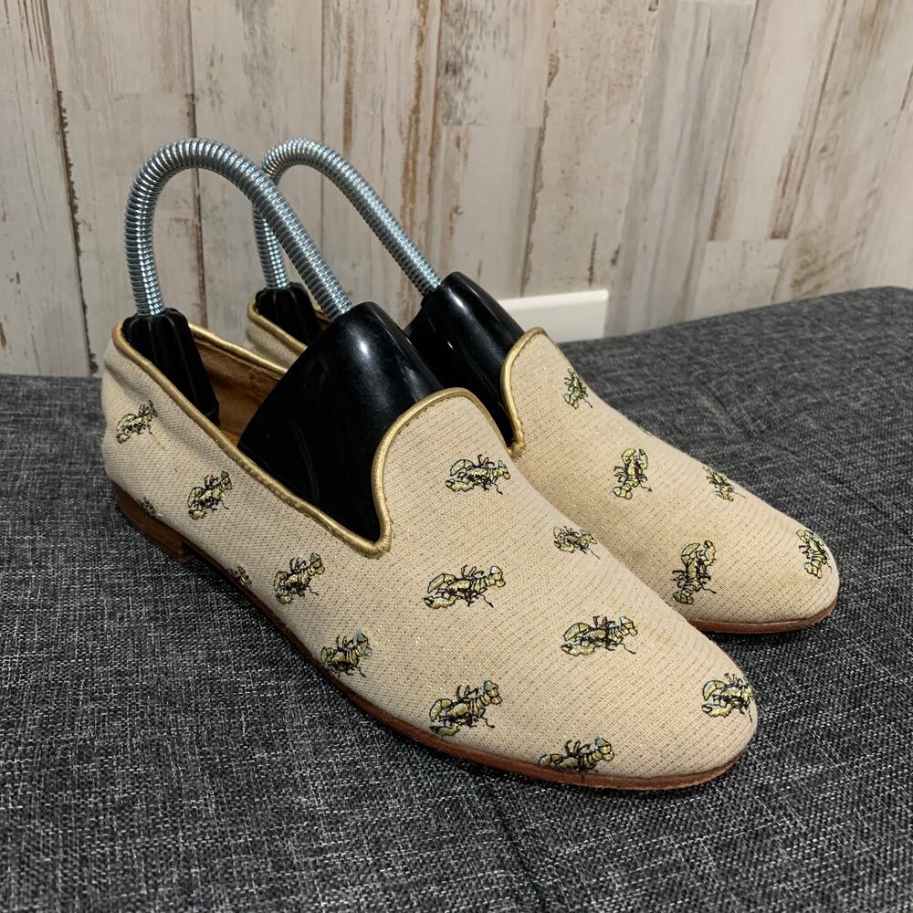 Coach Utopia Lobster Print Embroidered Loafers